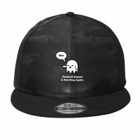 I Hate Football Halloween Ghost Boo Camo Snapback | Artistshot