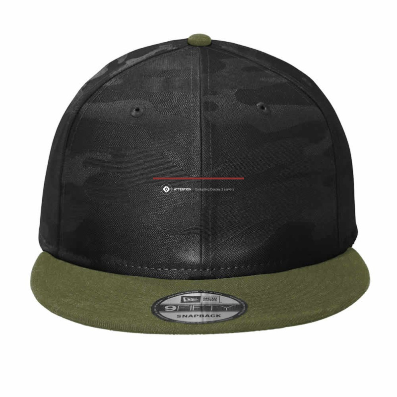 Contacting Servers Camo Snapback by ERNIEHERNANDEZ | Artistshot