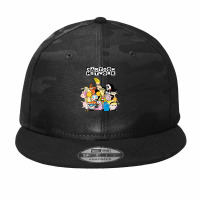 Cartoon Network Character Group Stance Camo Snapback | Artistshot