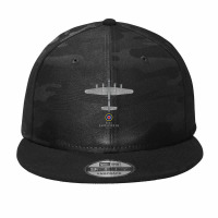 Lancaster B3 Tech Drawing Wwii Raf Bomber Airplane Camo Snapback | Artistshot