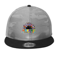 National Hispanic Heritage Month Sunflower All Countries Camo Snapback | Artistshot