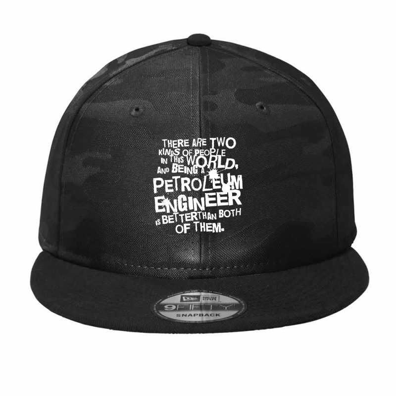 Petroleum Engineering Engineer Job Camo Snapback by Mata Gibson | Artistshot