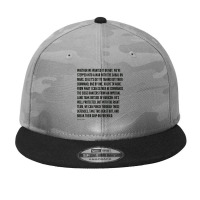 Whether We Wanted It Or Not... Camo Snapback | Artistshot