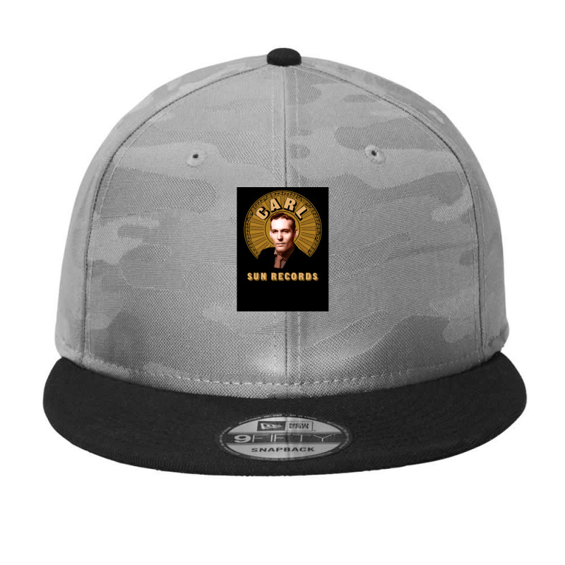 Carl Perkins .png Camo Snapback | Artistshot