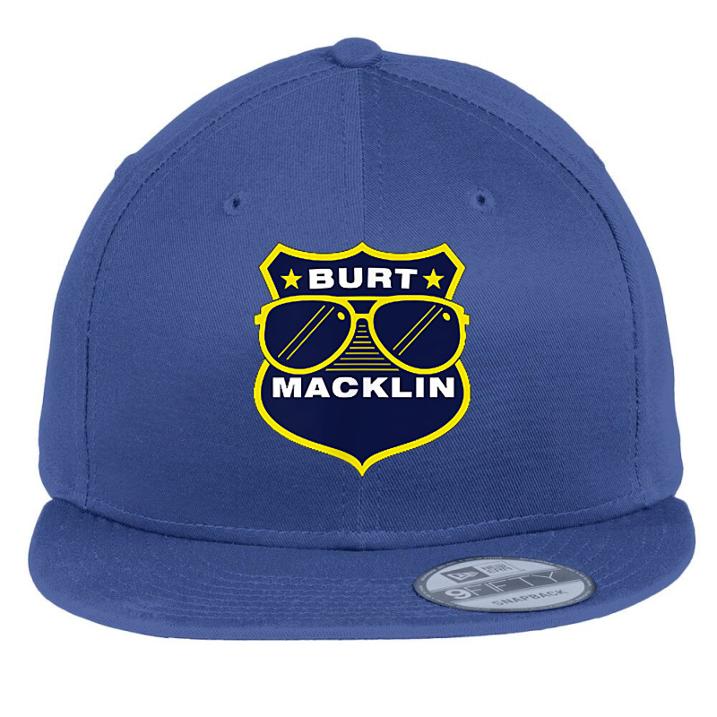 Parks And Recreation Burt Macklin T Shirt Flat Bill Snapback Cap by cm-arts | Artistshot