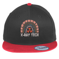 Vintage Rainbow Xray Tech Radiology Xray Technologist Long Sleeve T Sh Flat Bill Snapback Cap | Artistshot