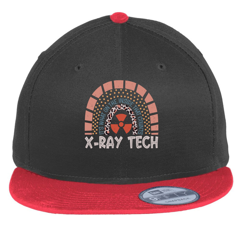 Vintage Rainbow Xray Tech Radiology Xray Technologist Long Sleeve T Sh Flat Bill Snapback Cap by wevipaenizhu | Artistshot