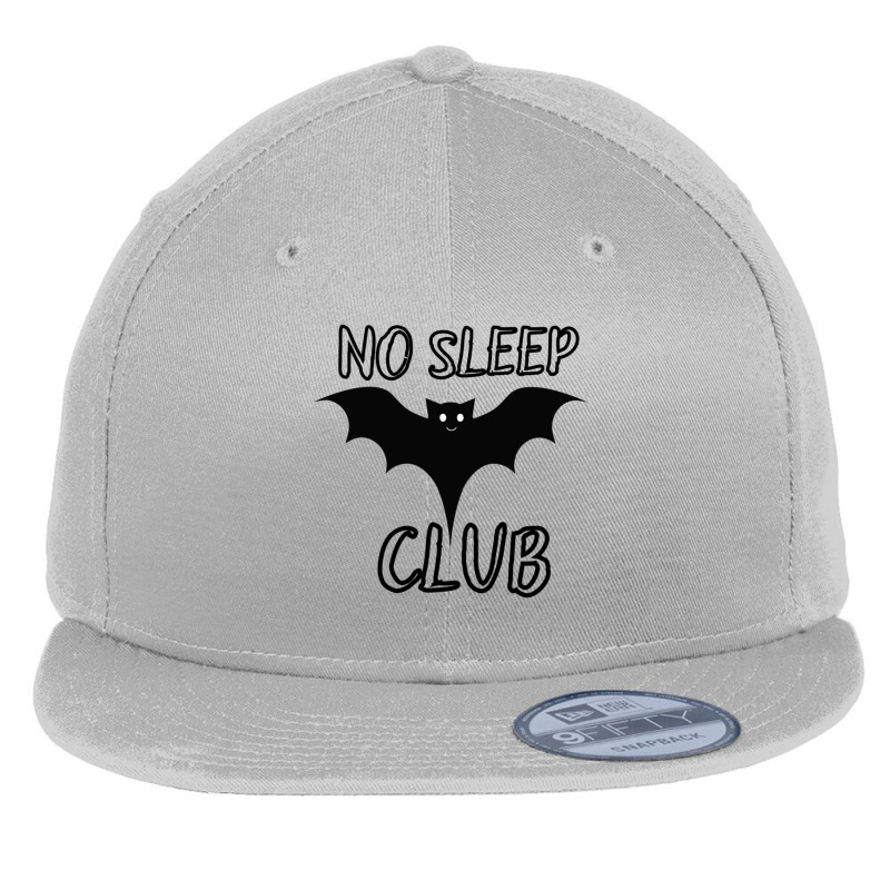 No Sleep Club (3) Flat Bill Snapback Cap by TERRANCECOTT | Artistshot