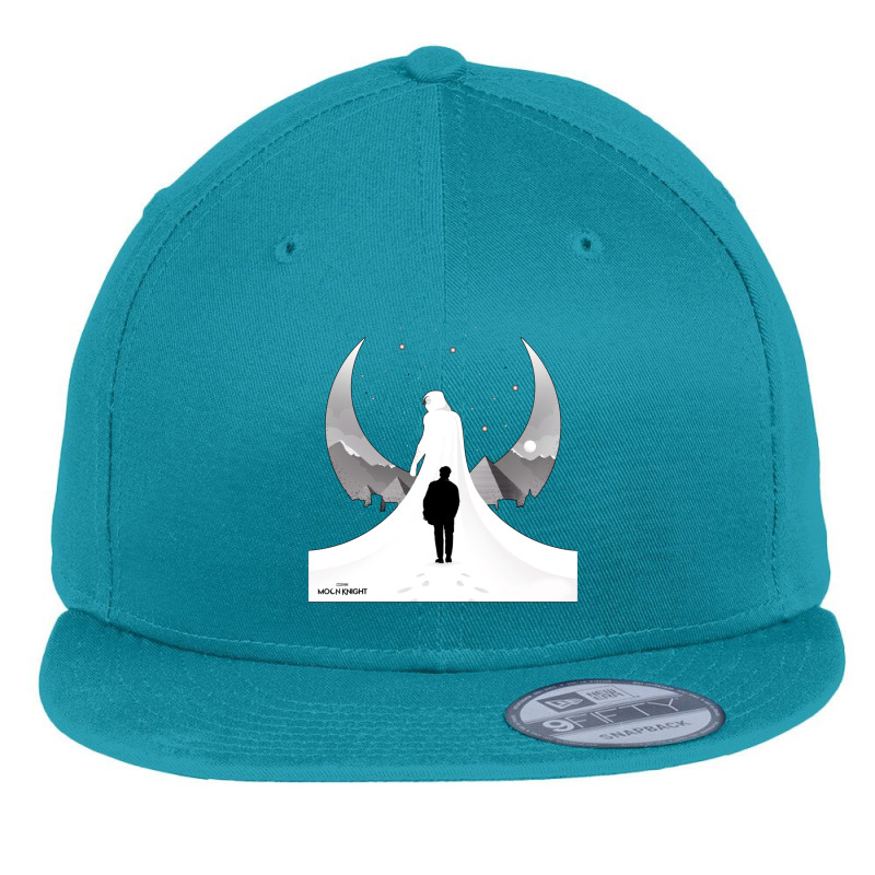 Moon And Knight Flat Bill Snapback Cap by cm-arts | Artistshot