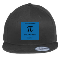 Pi Irregular Number Infinitely Blue - Pi Day Quotes Flat Bill Snapback Cap | Artistshot