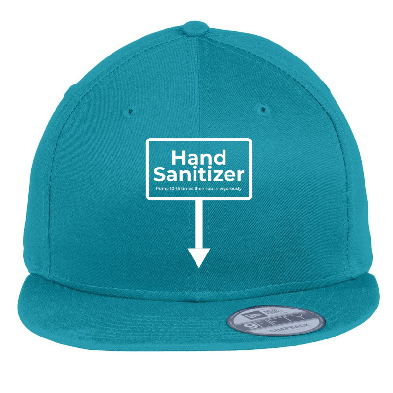 Hand Sanitizer Adult Humour Christmas Gag Flat Bill Snapback Cap by cm-arts | Artistshot