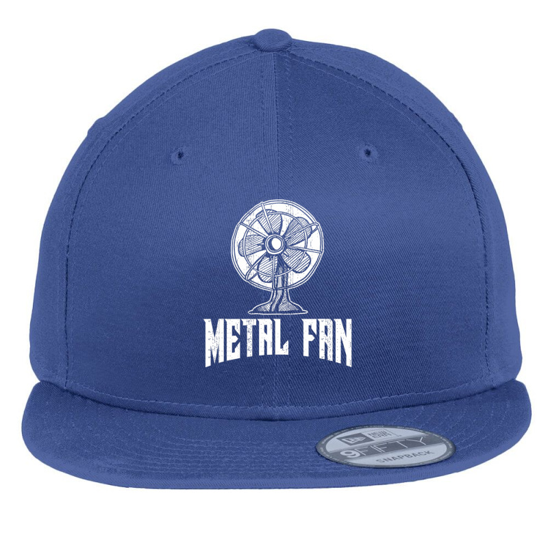 Metal Fan Ventilator Rock & Heavy Metal Fun Flat Bill Snapback Cap by cm-arts | Artistshot