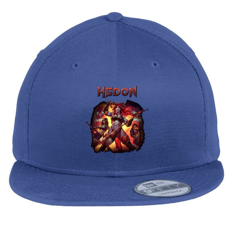 Hedon Album Cover Art (clothing Splash) Flat Bill Snapback Cap | Artistshot