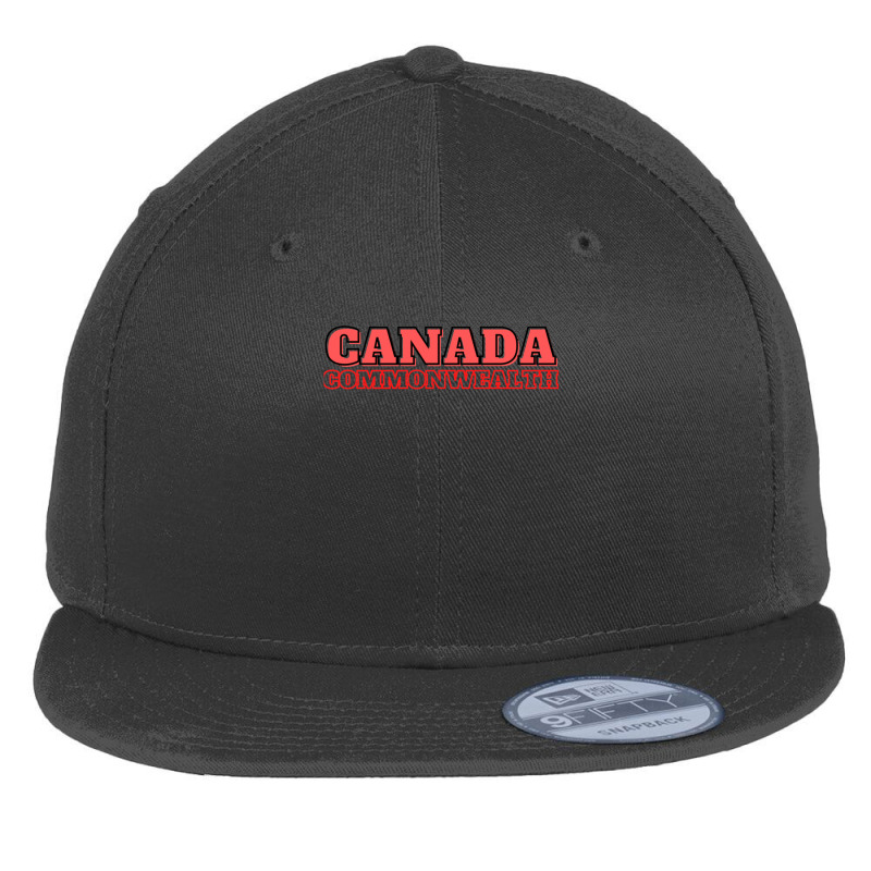 Canada Commonwealth Flat Bill Snapback Cap by JaidynKoch | Artistshot