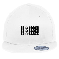 Fl State - Black Flat Bill Snapback Cap | Artistshot