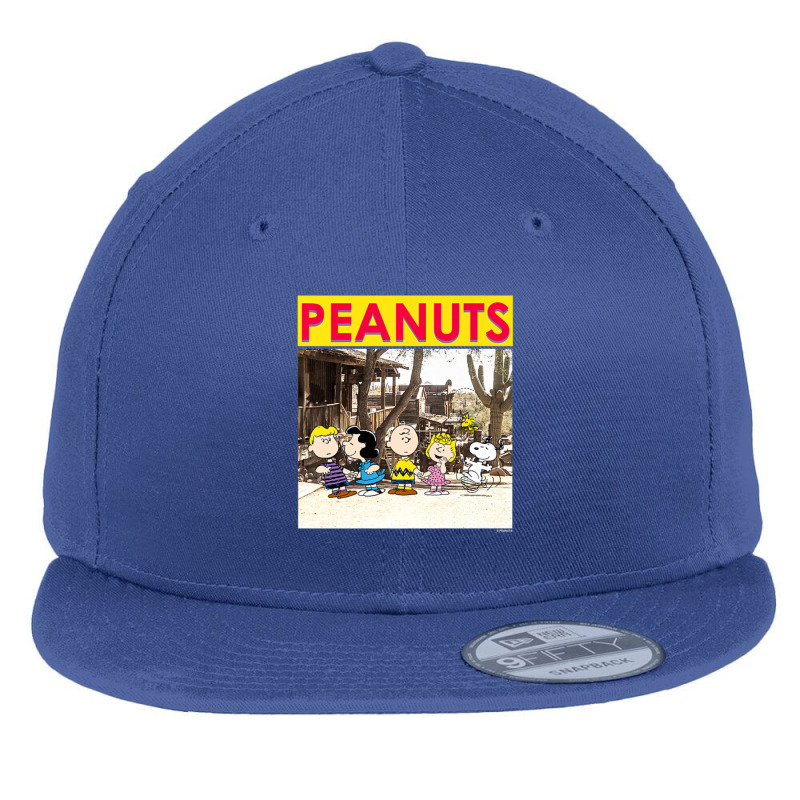 Peanuts Peanuts Family Photo Flat Bill Snapback Cap | Artistshot