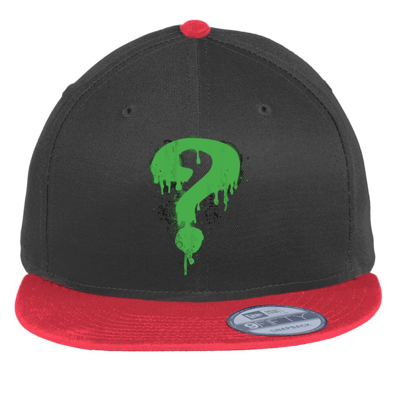 Riddler Question Mark Flat Bill Snapback Cap | Artistshot