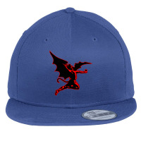 The Black Angle Flat Bill Snapback Cap | Artistshot