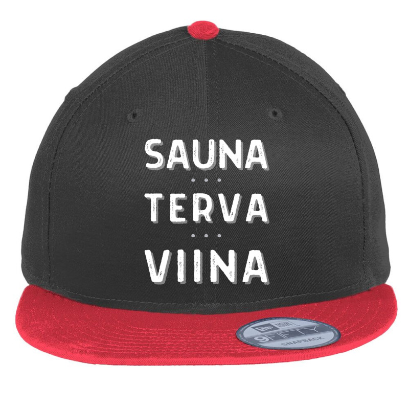 Terva Sauna Viina By Edmund Flat Bill Snapback Cap by STEVEHICKS | Artistshot