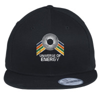 Universe Of Energy In Vintage Distressed Style Flat Bill Snapback Cap | Artistshot