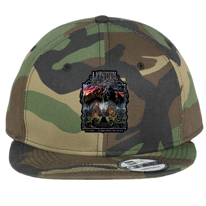 Lightning Strikes .png Flat Bill Snapback Cap by JillMarie | Artistshot