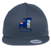 Falklands Islands Commonwealth Bull Flat Bill Snapback Cap | Artistshot