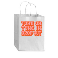 Timothy Leary Turn On Tune In Drop Out Cub Paper Bag - 8 X 4 1/2 X 10 1/4 | Artistshot