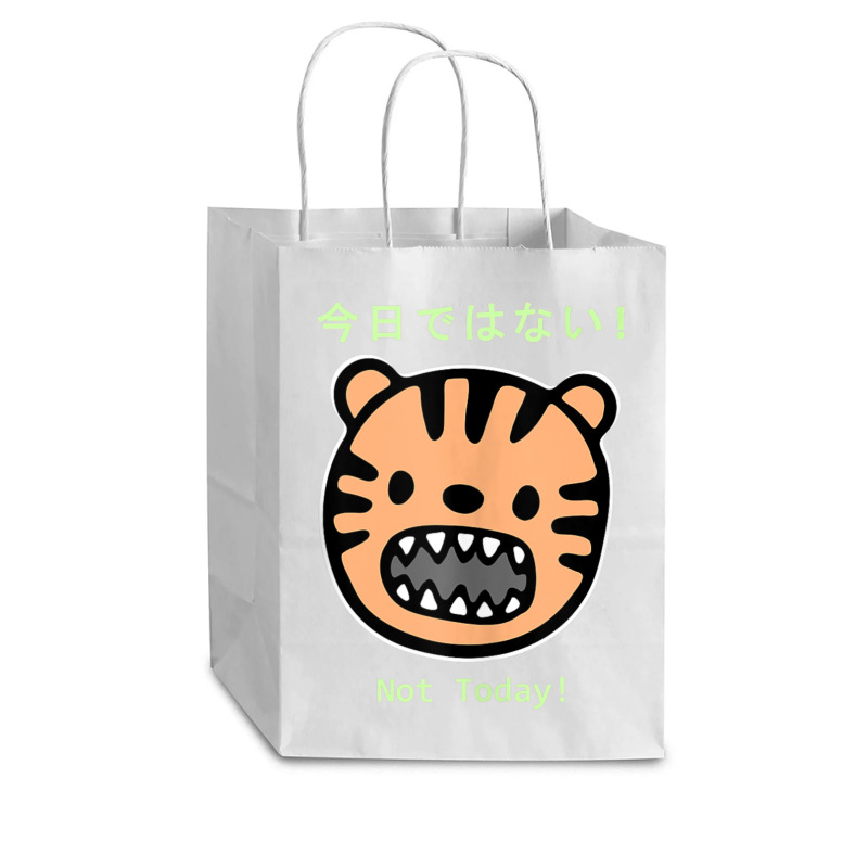 Hot Trend Kawaii Anime Cat Kanji Japanese Streetwear Not Cub Paper Bag - 8 X 4 1/2 X 10 1/4 | Artistshot