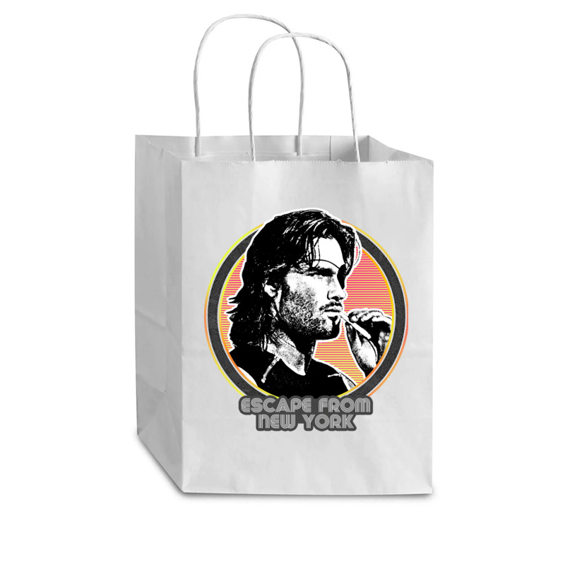 Escape From New York Retro Look Fan Design Cub Paper Bag - 8 X 4 1/2 X 10 1/4 | Artistshot