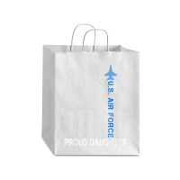 Hot Trend Vintage Proud Daughter Us Air Force Flag Usaf Debie Paper Bag - 10 X 5 X 13 | Artistshot