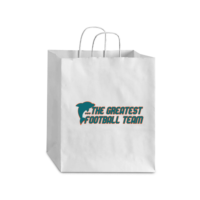 Hot Trend Miami Has The Dolphins Debie Paper Bag - 10 X 5 X 13 | Artistshot