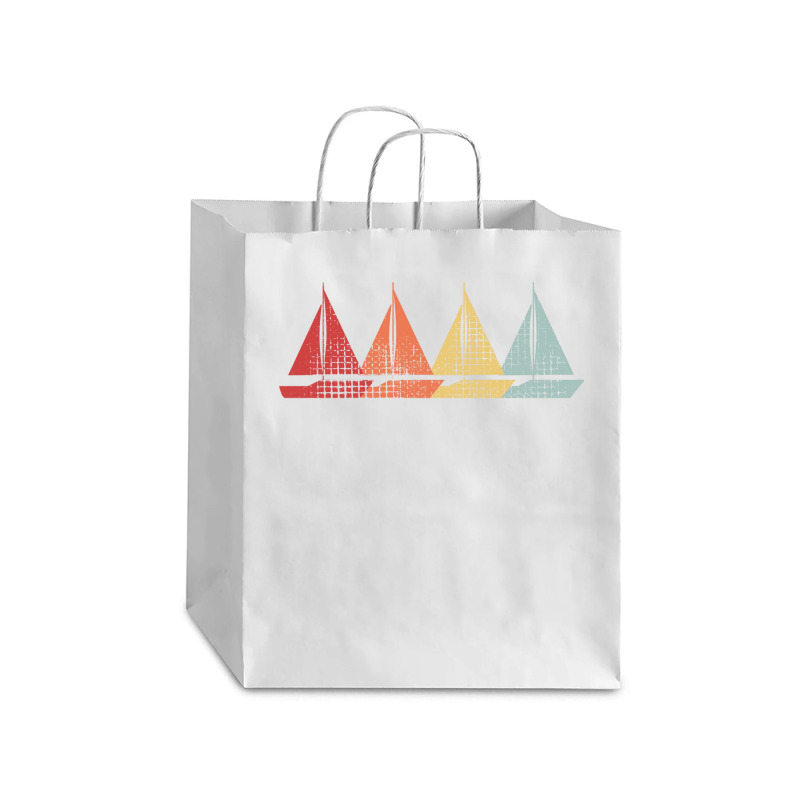 Sailing Sail Boat Hipster Nostalgia Debie Paper Bag - 10 X 5 X 13 | Artistshot