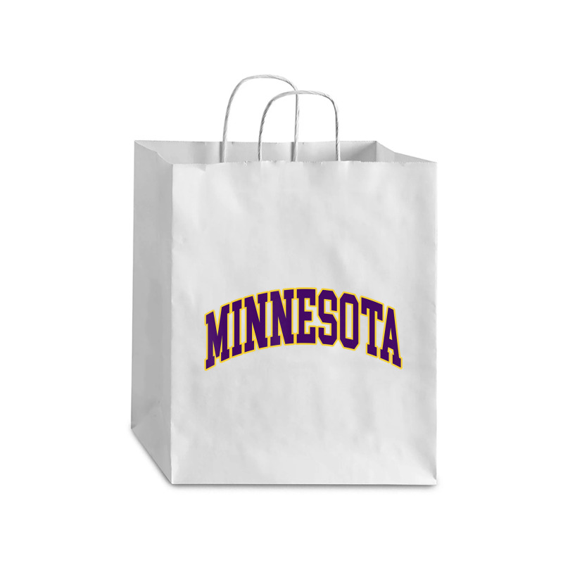 Hot Trend Minnesota Throwback Mn Classic Debie Paper Bag - 10 X 5 X 13 | Artistshot