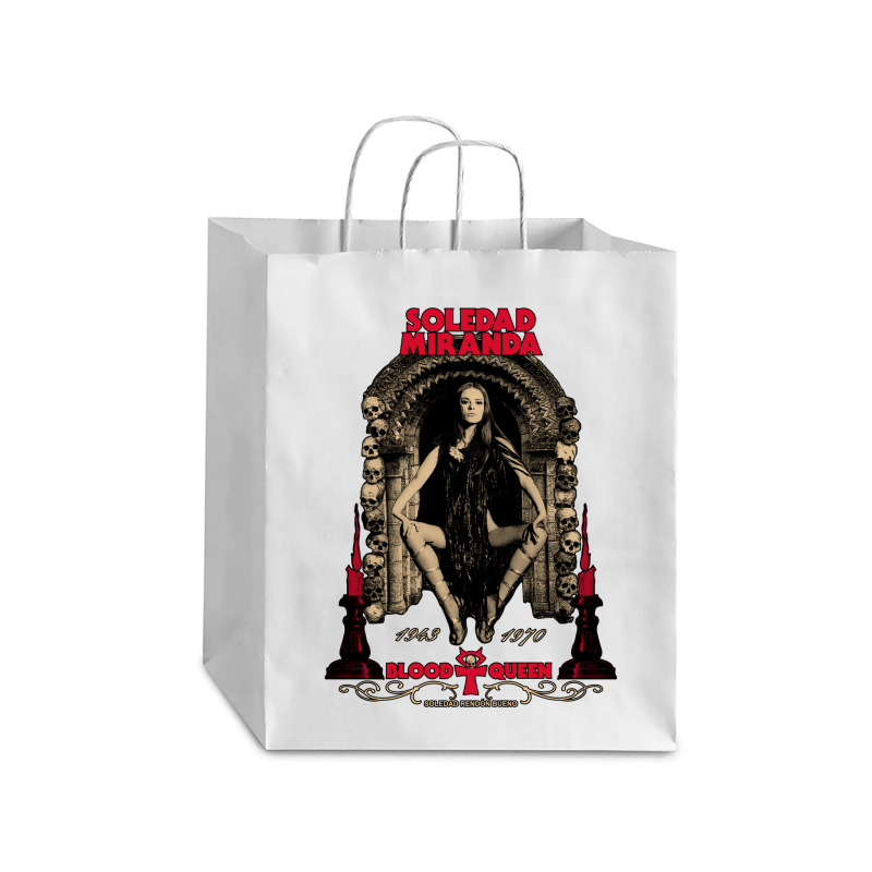 Soledad Miranda Tribute  T Quote Debie Paper Bag - 10 X 5 X 13 | Artistshot