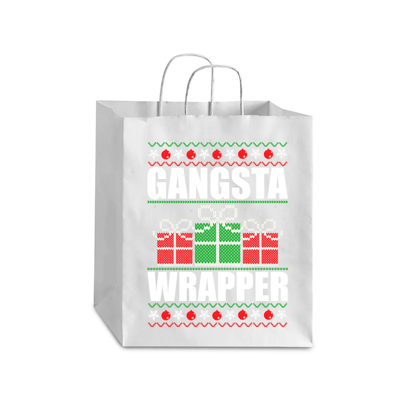 Gangsta Wrapper Pullover Hoodie Debie Paper Bag - 10 X 5 X 13 | Artistshot