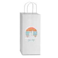 Father And Son Fishing Partners For Life Dad Son Fishing Premium Double Wine Paper Bag - 6 1/2 X 3 1/2 X 12 3/8 | Artistshot