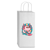 Axolotl Axolotl Fish Axolotl Pun Axolotl Lover Funny Axolotl Cute Axol Double Wine Paper Bag - 6 1/2 X 3 1/2 X 12 3/8 | Artistshot