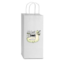 Good Life Saver Quack Yellow Duck Sunglasses Double Wine Paper Bag - 6 1/2 X 3 1/2 X 12 3/8 | Artistshot