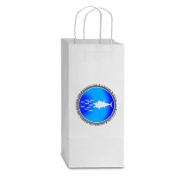 Tuna Species Double Wine Paper Bag - 6 1/2 X 3 1/2 X 12 3/8 | Artistshot