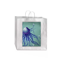 Jellyfish Artwork Digitalart Jumbo Paper Bag - 18 X 7 X 18 3/4 | Artistshot