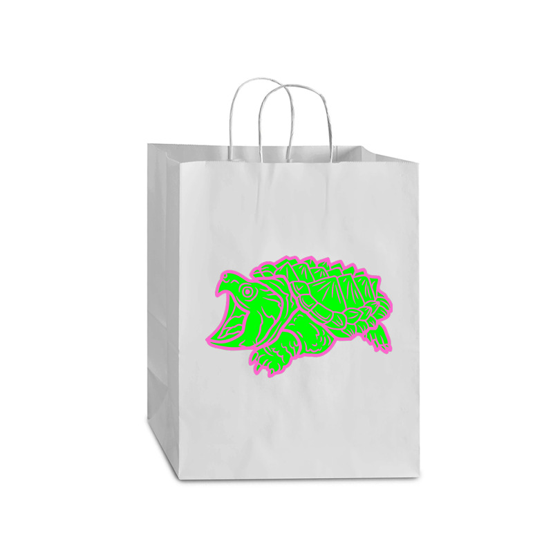 Alligator Snapping Turtle - Reptile - Wildlife - Animal Attack Mart Paper Bag -13 X 7 X 17 | Artistshot