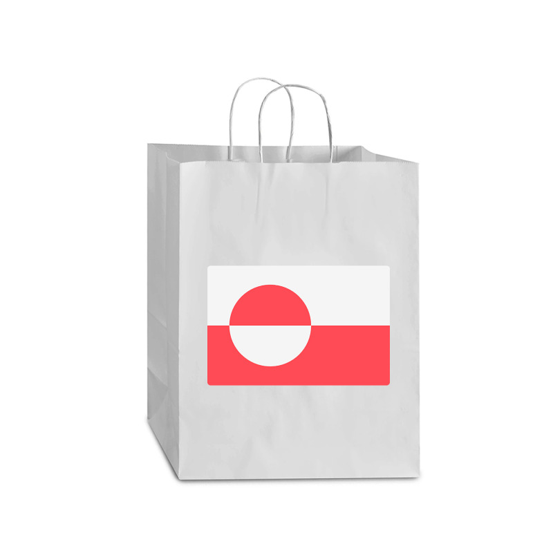 Awesome Greenland Flag Mart Paper Bag -13 X 7 X 17 | Artistshot