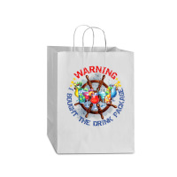 Warning I Bought The Drink Package Travel Vacation Cruise Mart Paper Bag -13 X 7 X 17 | Artistshot