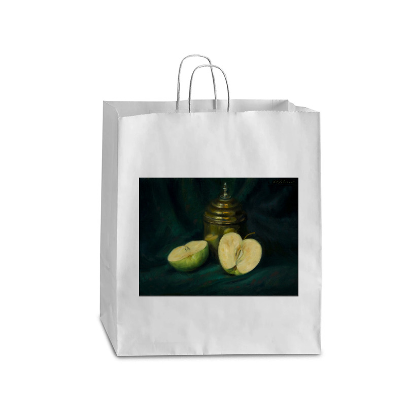 Apples And Canister Premium Queen Paper Bag - 16 X 6 X 19 1/4 | Artistshot