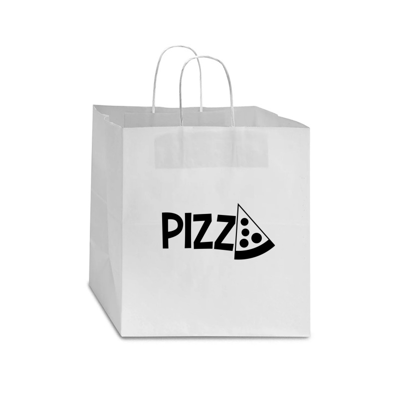 Hunger Salami 1 Piece Cut Out Delicious Pizza Fast Food Food Diet Unhe Star Paper Bag - 13 X 7 X 13 | Artistshot