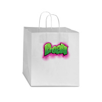 Fresh 90s Hiphop Graffiti Star Paper Bag - 13 X 7 X 13 | Artistshot