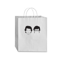 Flight Of The Conchords Silly-ettes Traveler Paper Bag -13 X 6 X 15 3/4 | Artistshot