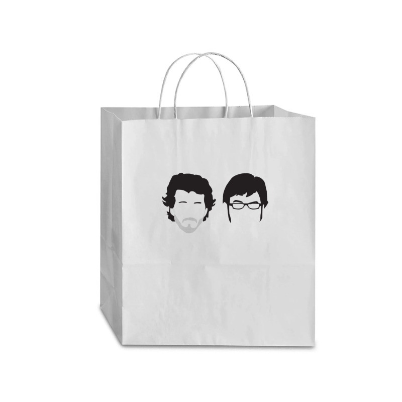 Flight Of The Conchords Silly-ettes Traveler Paper Bag -13 X 6 X 15 3/4 | Artistshot