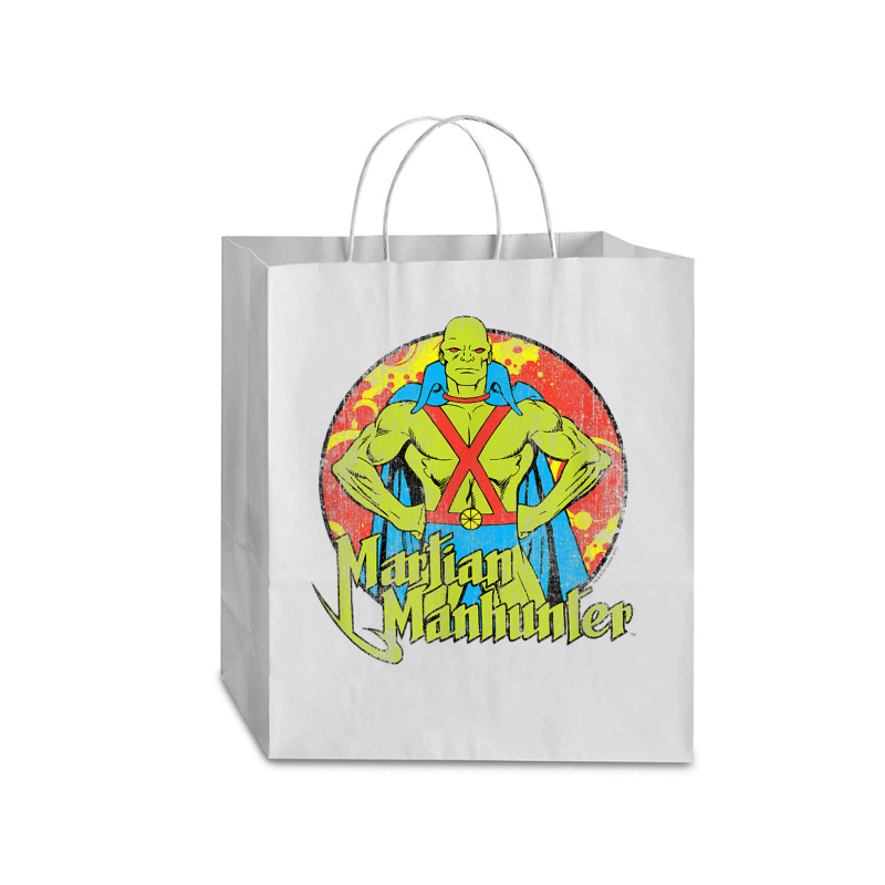 Justice League Martian Manhunter Circle Traveler Paper Bag -13 X 6 X 15 3/4 | Artistshot