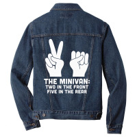 The Minivan Funny Men Denim Jacket | Artistshot